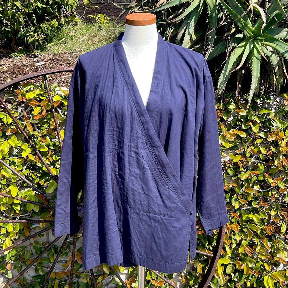 Issey Miyake 1980s wool wrap drape skirt